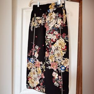 Elie Tahari Floral Wide-Leg Pants size S